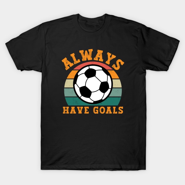 Retro Soccer T-Shirt by footballomatic